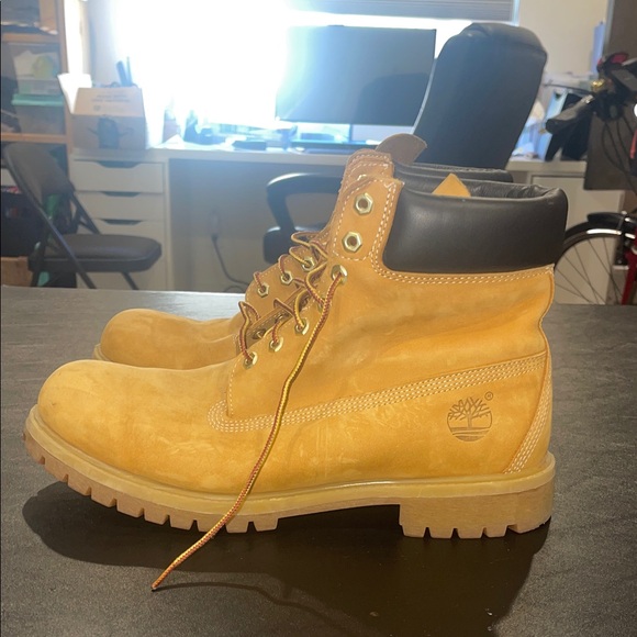 Timberland Wheat Nubuck 6-Inch Lace-Up Work Boots main image 4